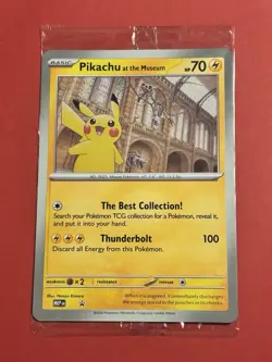 Pokemon TCG Promo Oversized Card - Pikachu at the Museum (Sealed) - UK - Image 1