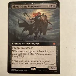 Bloodthirsty Conqueror (Extended Art) Foundations Regular - Image 1