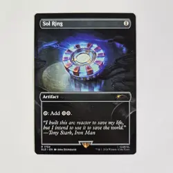 NM Sol Ring Secret Lair Marvel Iron Man Artifact Commander SLD MTG - Image 1