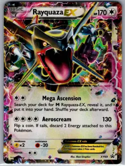 Rayquaza EX (Shiny) XY69 XY Promos - Pokemon Card - LP - Image 1