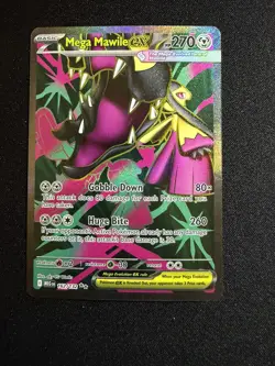 Pokemon TCG Mega Mawile ex 162/132 ME01: Mega Evolution Ultra Rare Near Mint - Image 1