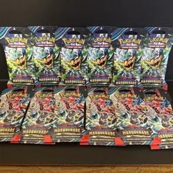 Pokemon TCG Twilight Masquerade Booster Pack Lot (12 Packs) – Factory Sealed US - Image 1