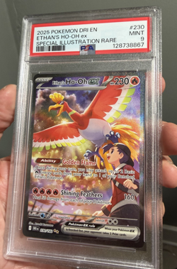 Ethan'S Ho-Oh Ex Pokemon Dri En-Destined Rivals 230 NM PSA 9 - Image 1