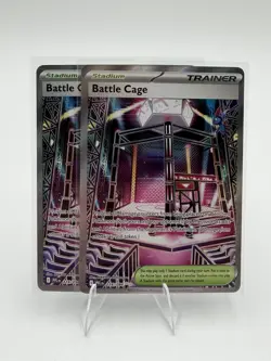 Battle Cage 116/94 Full Art Ultra Rare ME Phantasmal Flames Pokemon TCG NM - Image 3