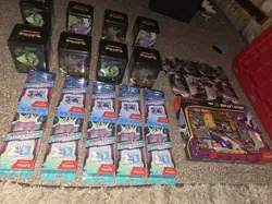 POKEMON UNOVA STACK EM HIGH TINS MEGA LATIAS EX BOX KNOCK OUT COLLECTION BUNDLE - Image 4