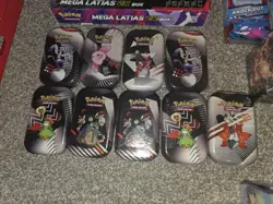 POKEMON UNOVA STACK EM HIGH TINS MEGA LATIAS EX BOX KNOCK OUT COLLECTION BUNDLE - Image 5