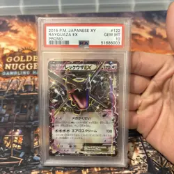 PSA 10 Shiny Rayquaza EX Promo 122/XY-P Japanese Pokemon 2015 - Image 2