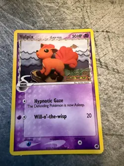 Vulpix 70/101 Stamped Holo Common Dragon Frontiers 2006 Pokemon LP - Image 1