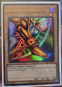 Left Leg of the Forbidden One, Yu-Gi-Oh!, LOB - 25th, LOB-EN121, Ultra Rare, NM - Image 1