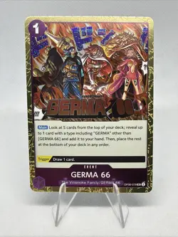 One Piece PRB-02 OP06-078 GERMA 66 UC Pirate Foil The Best vol.2 Eng - Image 1
