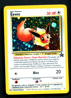 Pokemon Card: Eevee Holo Black Star Promo 11/53 (NM) - Image 1