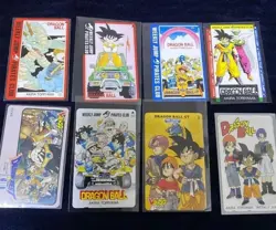 Dragon Ball Japanese Telephone Cards Lot of 8 AKIRA TRIYAMA - Image 1