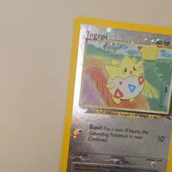 Pokemon Togepi Southern Islands 04/18 Reverse Holo Promo 2001 Trading Card - Image 5