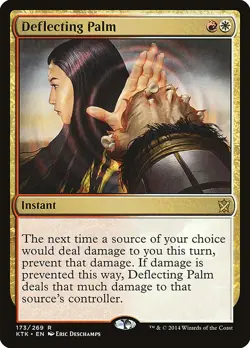 Deflecting Palm [Khans of Tarkir] Lightly Played Foil - Image 1
