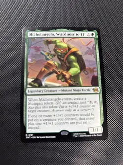 Michelangelo, Weirdness to 11 Teenage Mutant Ninja Turtles Foil - Image 1