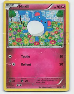 2015 Pokemon, McDonald's Promos, #10/12 Marill, Holo Promo (b) - Image 1