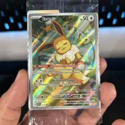 Eevee 173 Scarlet & Violet Promo Holo (Pokemon Center Exclusive Stamp) Sealed - Image 2