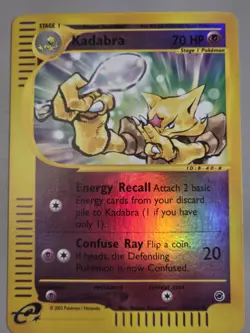 Pokemon Base Set Expedition # 84/165 Reverse Holo KADABRA (hasn't been played) - Image 1