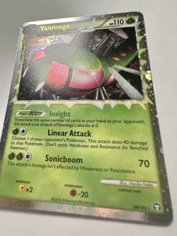 2010 Yanmega (Prime) 98/102 Triumphant Holo Ultra Rare Pokemon TCG NM - Image 2