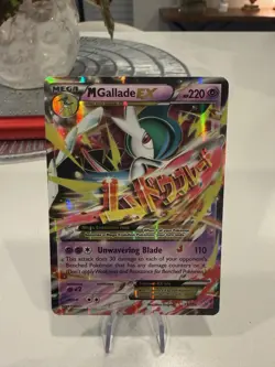 Pokemon TCG Mega M Gallade EX Ultra Rare Holo Card Roaring Skies 35/108 LP - Image 1