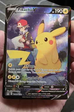 Pokemon Pikachu V Full Art Ultra Rare Holo – Lost Origin TG16/TG30 – Near Mint ✨ - Image 3