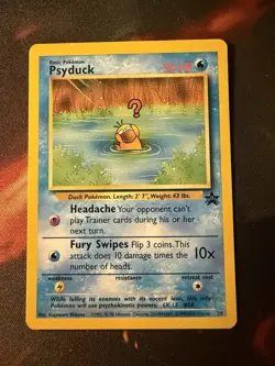 Pokemon TCG Psyduck Black Star Promo 20/53 WOTC NM Free Shipping - Image 1