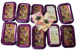 10x EMPTY Pokemon TCG Shrouded Fable Mini Tins Mixed Lot - NO CARDS COIN ART - - Image 4