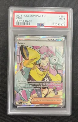 2023 Pokemon Paldea Evolved Iono 254/193 Ultra Rare PSA 9 MINT - Image 4