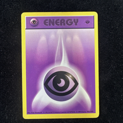 Pokemon TCG Psychic Energy 1st Edition Base Set Shadowless - Image 1