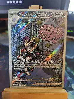 Pokemon TCG Team Rockets Weezing Destined Rivals 199/182 NM - Image 1