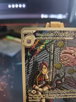 Pokemon TCG Team Rockets Weezing Destined Rivals 199/182 NM - Image 2