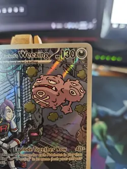 Pokemon TCG Team Rockets Weezing Destined Rivals 199/182 NM - Image 3
