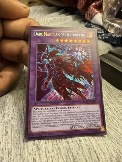 Yugioh Dark Magician Of Destruction MZMU-EN011 Maze Of Muertos Secret Rare NM - Image 1