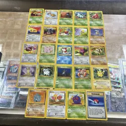 Jungle Set - 24 Card Lot 24/32 Common & Uncommon Pokemon Card Set - WOTC - Image 1