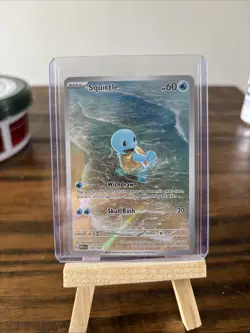 Pokemon Squirtle Holo Card TCG SV Scarlet & Violet 151 Series 170/165 - Image 1