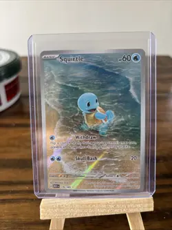 Pokemon Squirtle Holo Card TCG SV Scarlet & Violet 151 Series 170/165 - Image 2