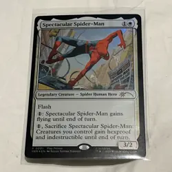 Spectacular Spider-Man MTG Spotlight Showcase Promo (Foil) Top 128 - Image 1