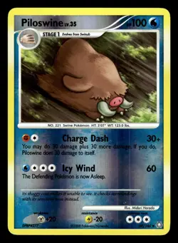 Piloswine 69/146 Reverse Holo Legends Awakened Pokemon Card - 1 - Image 1