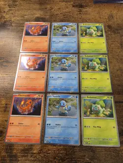 POKEMON COSMOS FOIL RARE Bulbasaur 46 Charmander 47 Squirtle 48 SVP - 3 Card NM - Image 1