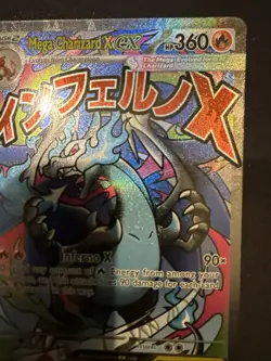 Pokemon TCG Mega Charizard X Ex MEP 023, Phantasmal Flames UPC promo NM - Image 3