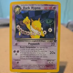 Dark Hypno 9/82 Team Rocket Holo: Vintage Pokemon Excellent, LP Condition - Image 1