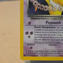 Dark Hypno 9/82 Team Rocket Holo: Vintage Pokemon Excellent, LP Condition - Image 5