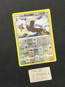 Pokemon Silver Tempest - Hisuian Braviary - 149/195 - Reverse Holo - M/NM - Image 3