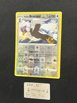 Pokemon Silver Tempest - Hisuian Braviary - 149/195 - Reverse Holo - M/NM - Image 4