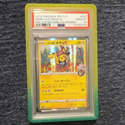Pokemon Shibuya's Pikachu 002/S-P S-P Sword & Shield Promos Holo PSA 10 2019 - Image 1