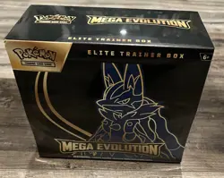 NEW Sealed Pokemon TCG Mega Evolution Lucario Elite Trainer Box ETB - Image 1