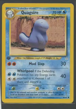 Quagsire 1. Edition | Neo Revelation 48/64 | Pokemon Karte EN NM- Morlord 2000 - Image 1