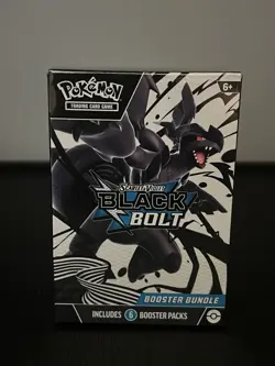 Pokemon TCG Scarlet & Violet Black Bolt Booster Bundle New Factory Sealed - Image 1