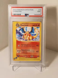2002 Pokemon Charizard Expedition #39 Base Set PSA 9 MINT - Image 1