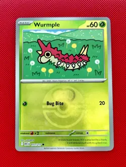 Wurmple 011/217 Love Ball Reverse Holo Ascended Heroes Pokemon TCG NM - Image 1